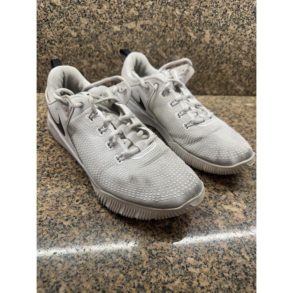 Nike Zoom Hyperace 2 Shoes Womens Size 10 White Volleyball Sneakers AA0286-100
